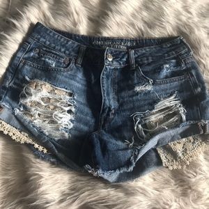 American Eagle jean shorts